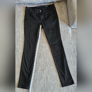 Hollister Low Rise Super Skinny Classic Stretch Black Jeans Size 5 Short